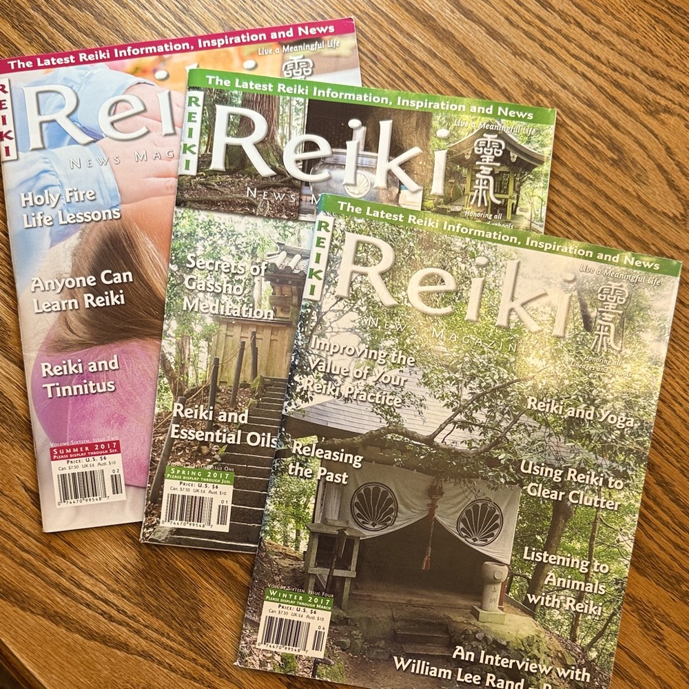 REIKI 2017 “Reiki News Magazine” - Winter, Spring, Summer editions